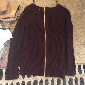 Burgundy sweater